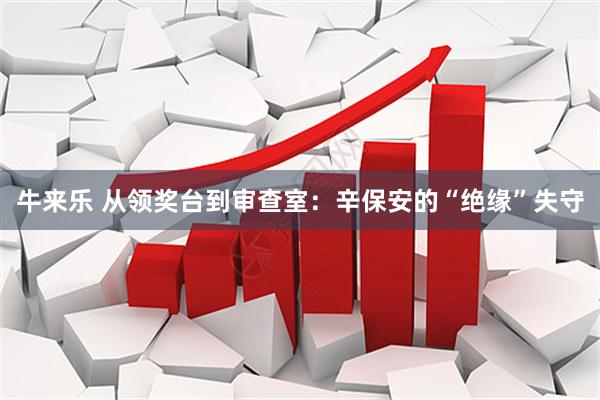 牛来乐 从领奖台到审查室：辛保安的“绝缘”失守